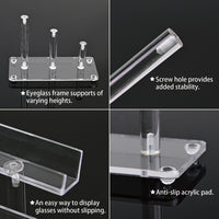#AC-013 Acrylic 3 Tiers Eyewear Frame Stand