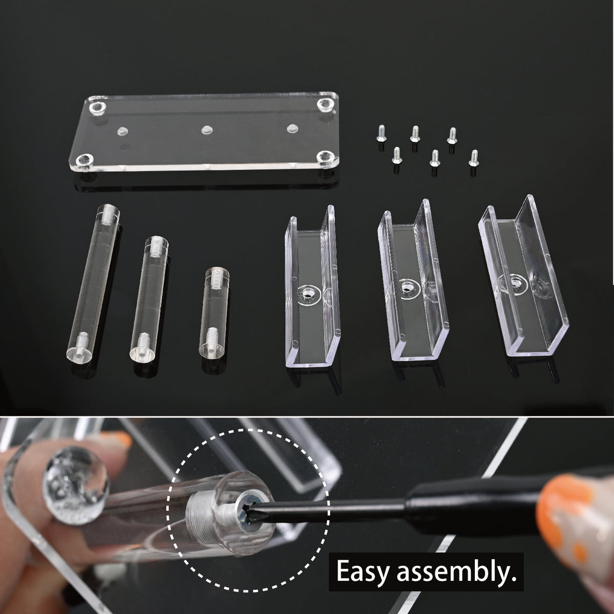 #AC-013 Acrylic 3 Tiers Eyewear Frame Stand