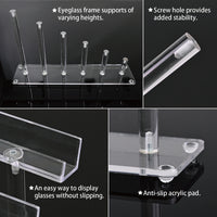 #AC-016 Acrylic 6 Tiers Eyewear Frame Stand