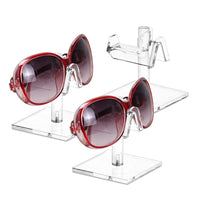 #AC-021x3  3 Pieces Set Acrylic Eyeglasses Frame Riser Display Stand