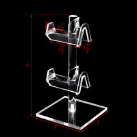two pieces 2 frames acrylic eyeglasses stands