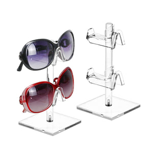 two pieces 2 frames acrylic eyeglasses stands