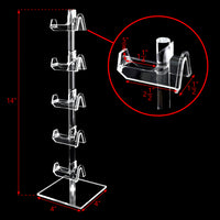 Acrylic Eyeglasses Frame Riser 2pcs/set