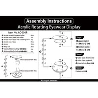 Rotating Eyewear Display | 36 Frames, 20.87"H | APEX International