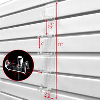 #AC-065  Acrylic Slatwall Display for 5 Eyeglass Frames