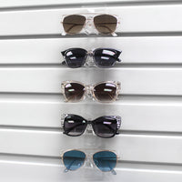 #AC-065  Acrylic Slatwall Display for 5 Eyeglass Frames