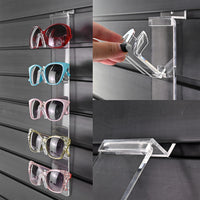 #AC-065  Acrylic Slatwall Display for 5 Eyeglass Frames