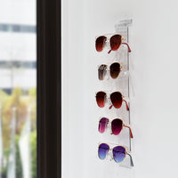 #AC-065  Acrylic Slatwall Display for 5 Eyeglass Frames