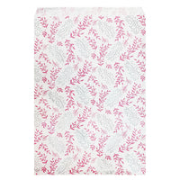 #EN-8325 Leaf Printed Paper Gift Bags 6"WX9"H