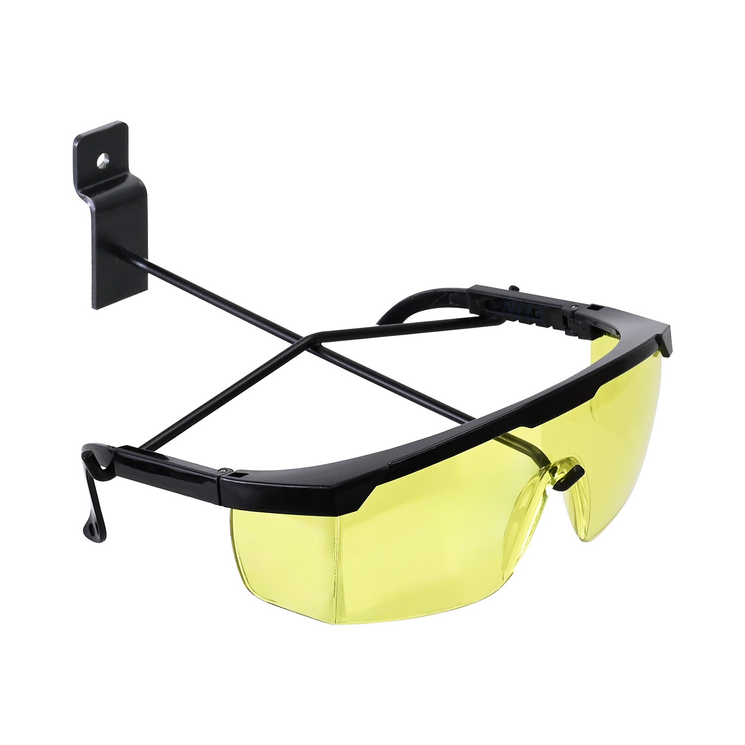goggles stand #EYW054BKx6 6 Pcs Set Metal Sunglasses Display Eyewear Stand for Slatwall, Wall-mounted Display, Black color