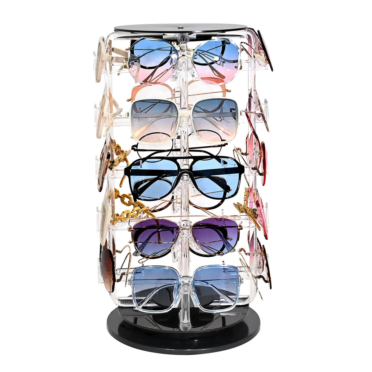 #AC-024R Acrylic Rotating Eyewear Display