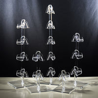#AC-023x2 Acrylic Eyeglasses Frame Riser,2pcs/set
