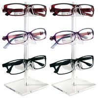 2 pieces 3 frames eyeglasses stands