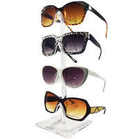 #AC-024x2 Acrylic Eyeglasses Frame Riser, 4 Frames, 2pcs/set
