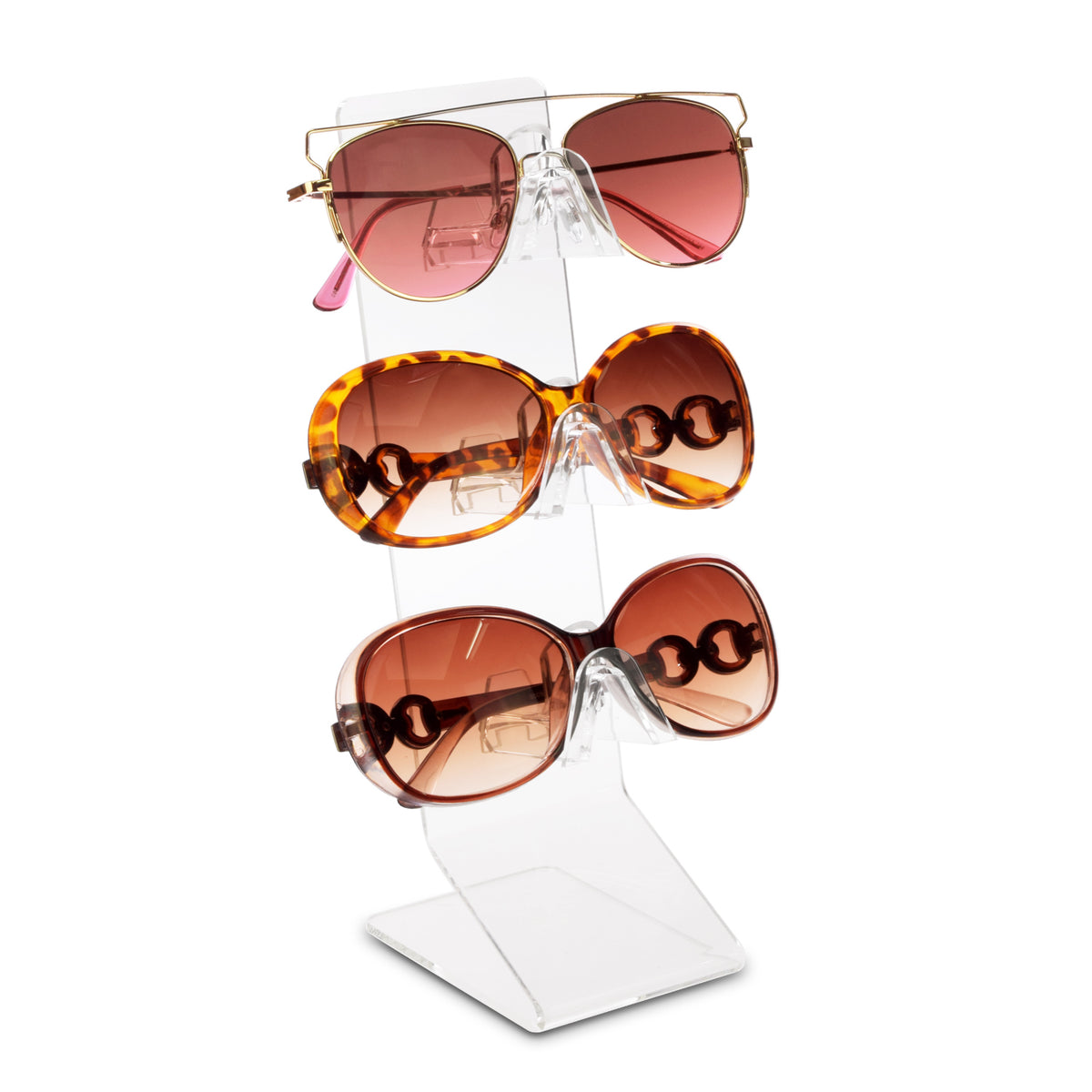 #AC-043 Acrylic Angled Eyeglasses Frame Riser