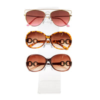 #AC-043 Acrylic Angled Eyeglasses Frame Riser