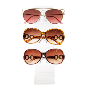 #AC-043 Acrylic Angled Eyeglasses Frame Riser