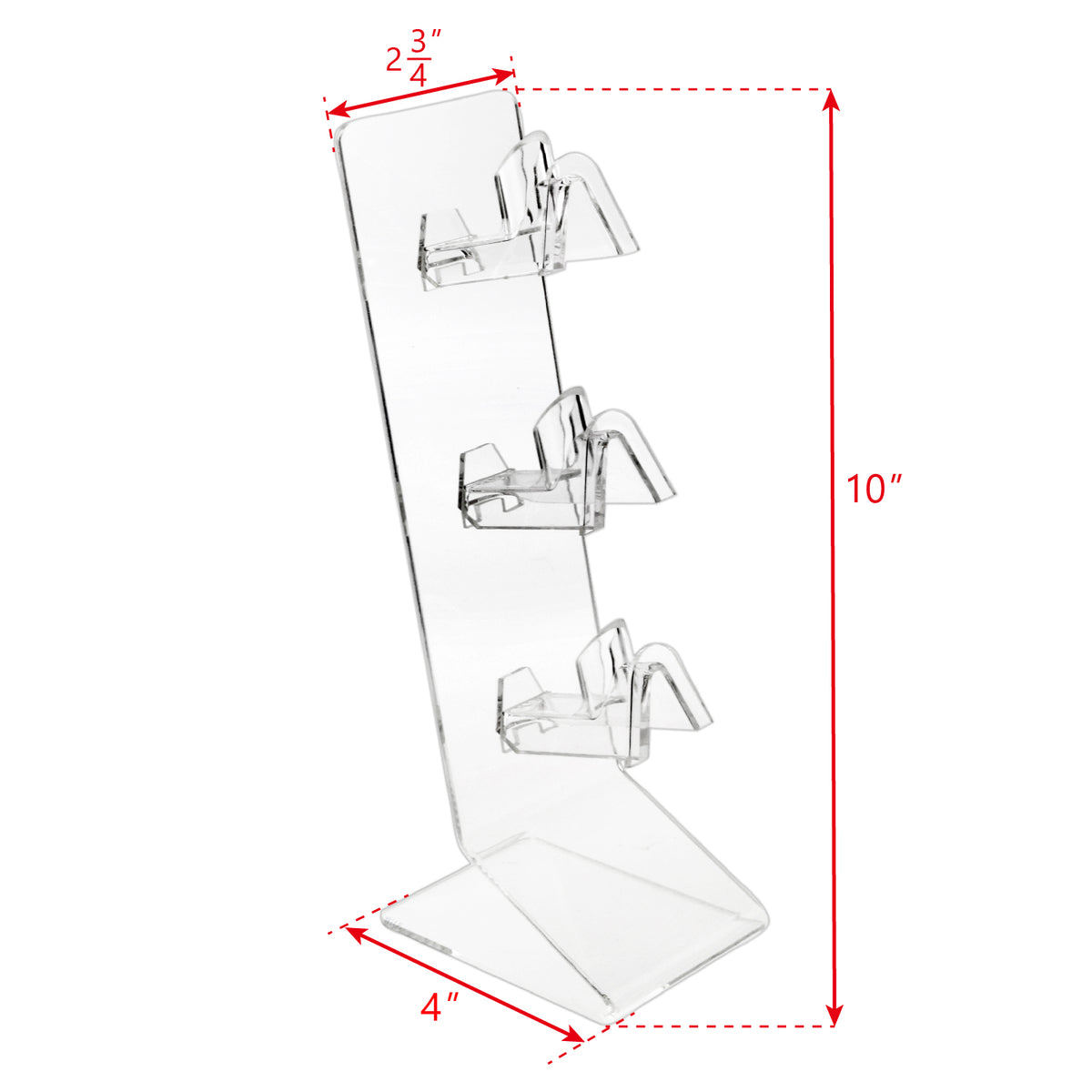 #AC-043 Acrylic Angled Eyeglasses Frame Riser