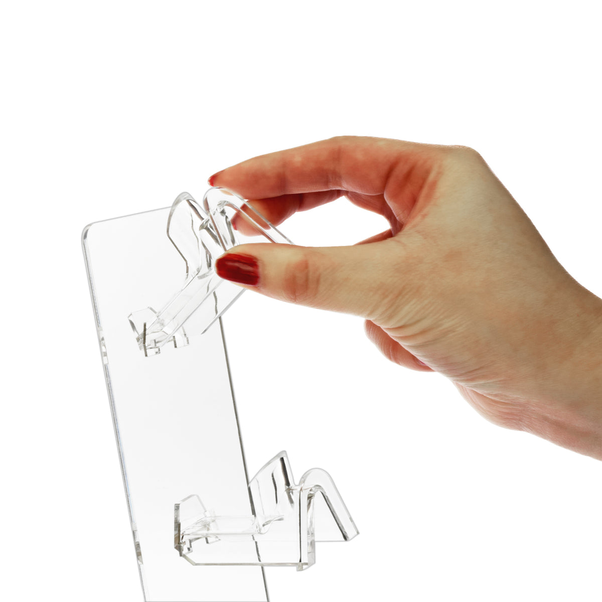 #AC-043 Acrylic Angled Eyeglasses Frame Riser