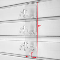 #AC-063X2 Acrylic Slatwall Display for 3 pairs eyeglasses. 2pcs/set