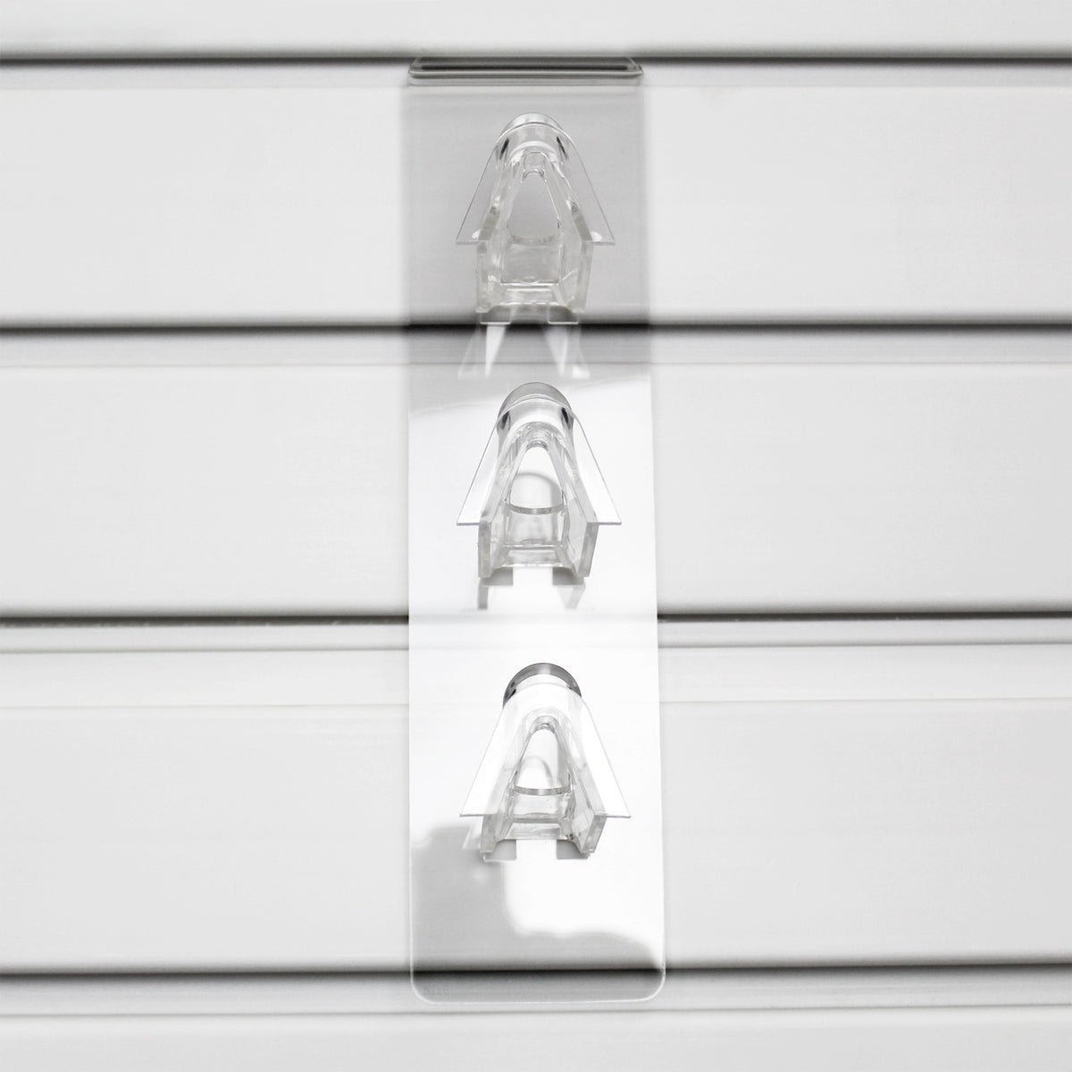 #AC-063X2 Acrylic Slatwall Display for 3 pairs eyeglasses. 2pcs/set