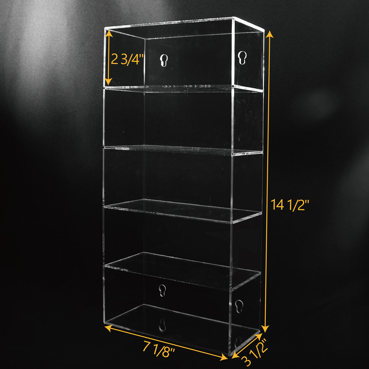 #DP319 Acrylic Five Shelves Eyewear Case Display | APEX International