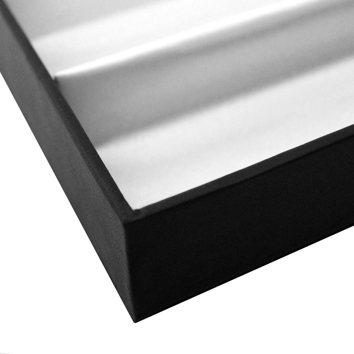 #TR-34BP (BK) Leatherette Wooden Eyewear  Tray 19" x 9 3/4"x 1 1/4"H. For Up To 12 Frames. | APEX International