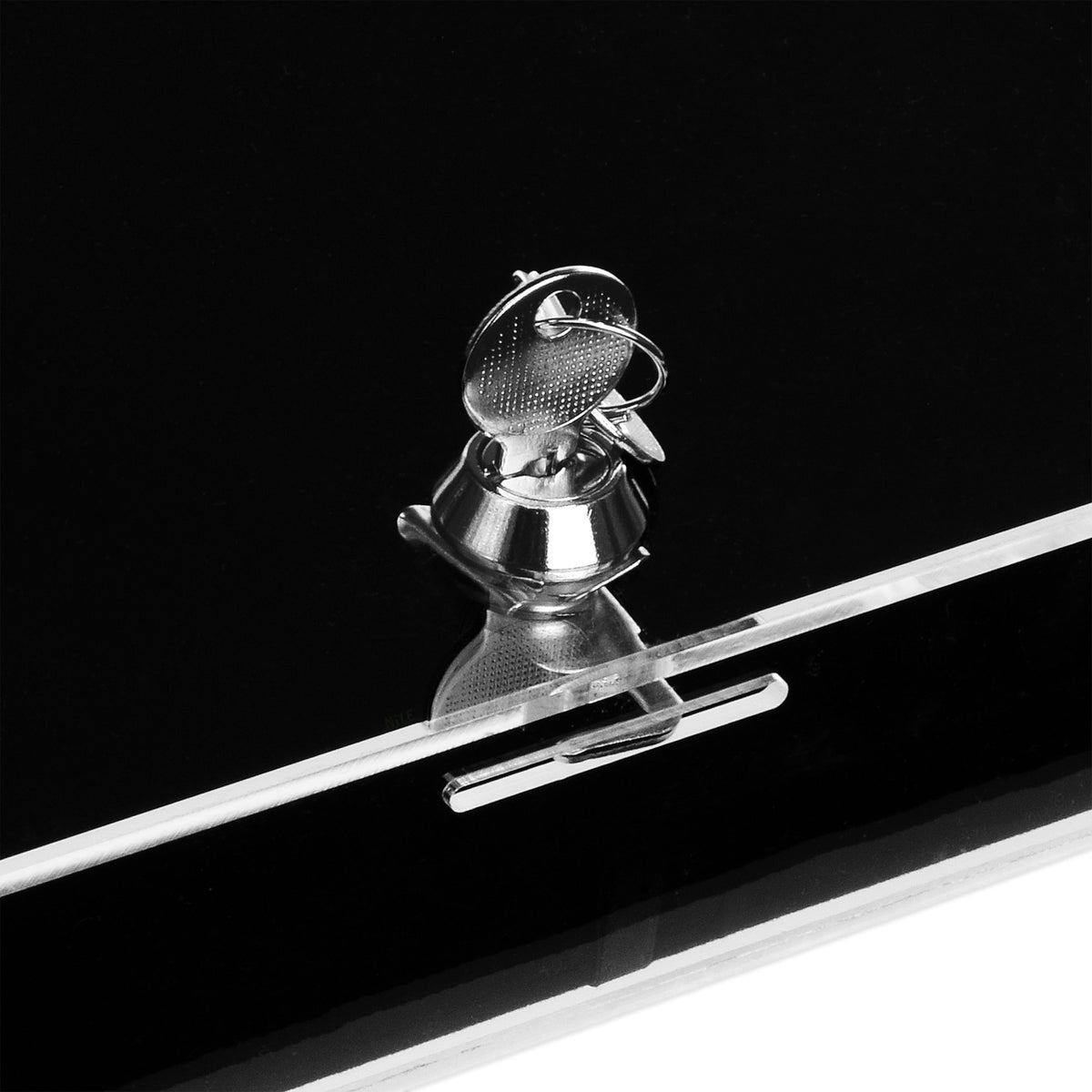 #TRJ2656 Acrylic Marketing Holder Locking Showcase Box Display Tray for Watches Jewelry Collector Knives with a Key.