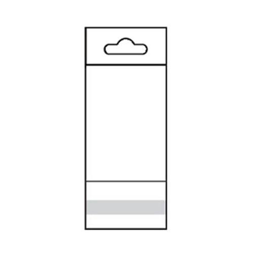 #EN612 Opp Bag W/Hanging Header- 3'' X 4''+ 1'', For Eyeglasses Parts 100Pcs/Pk