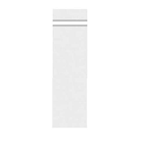#EN205 plain pvc zipper bag for eyeglasses parts, 2''W x 8''H, 100pcs/Pk