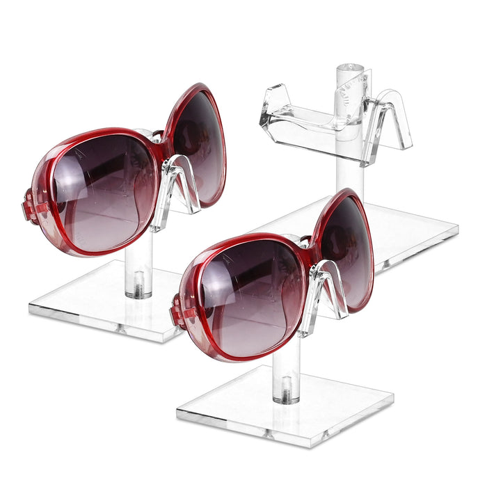 #AC-021x3  3 Pieces Set Acrylic Eyeglasses Frame Riser Display Stand