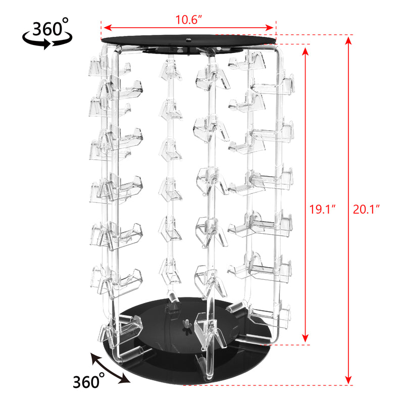 Rotating Eyewear Display | 36 Frames, 20.87"H | APEX International