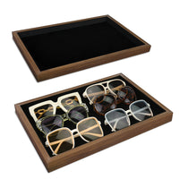 Bamboo Wood Jewelry Tray,– Perfect for Jewelry, eye-wear 