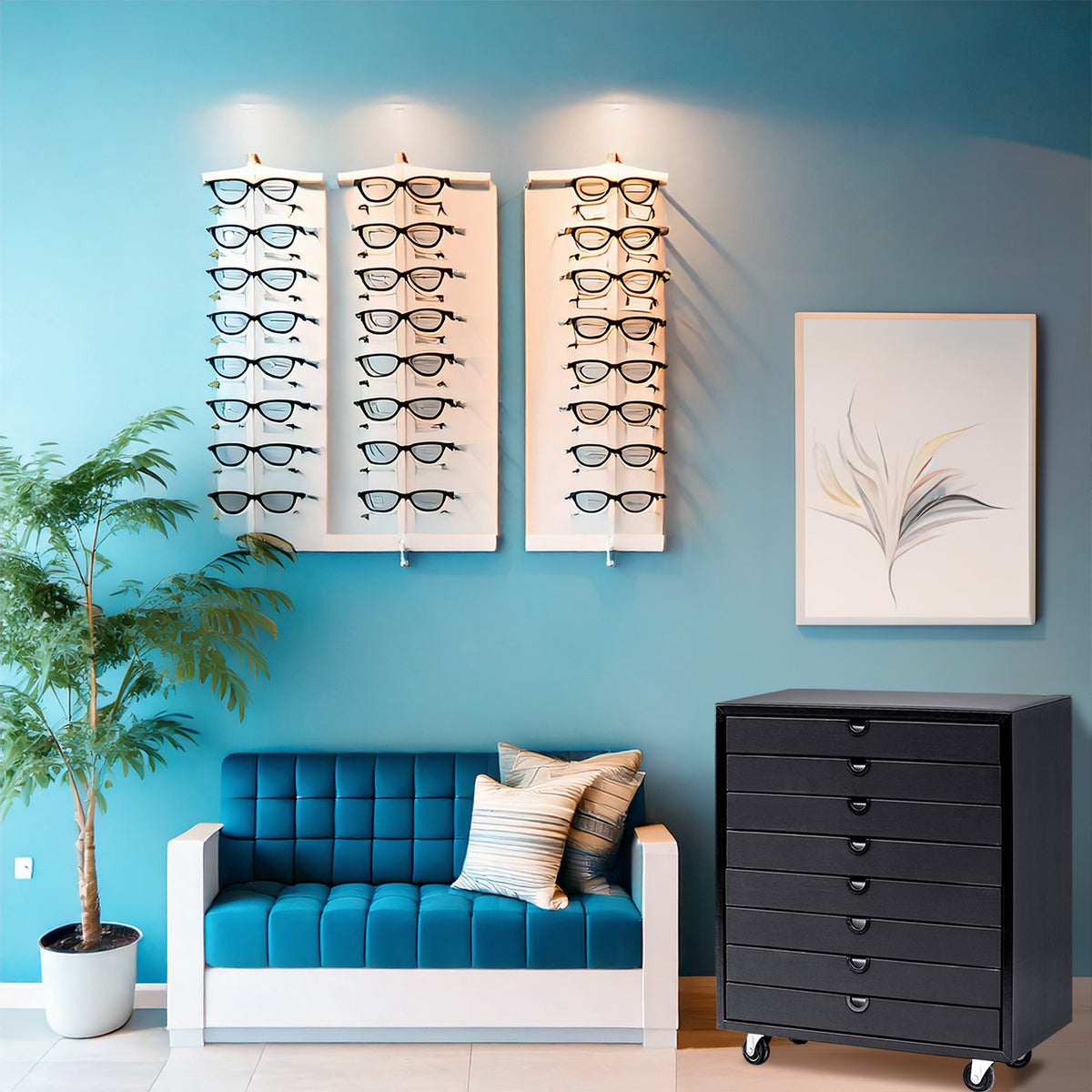 Eyeglasses Storage Cabinet | 96 Frames | APEX International