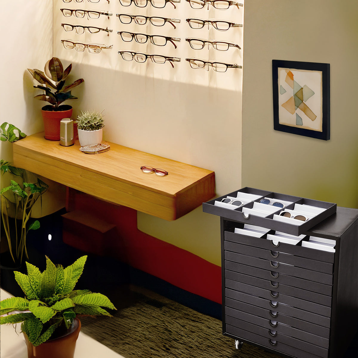 Eyeglasses Storage Cabinet | 144 Frames | APEX International