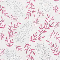 #EN-8325 Leaf Printed Paper Gift Bags 6"WX9"H