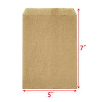 #EN006-KT Plain Kraft Gift Bags 5''W x 7''L