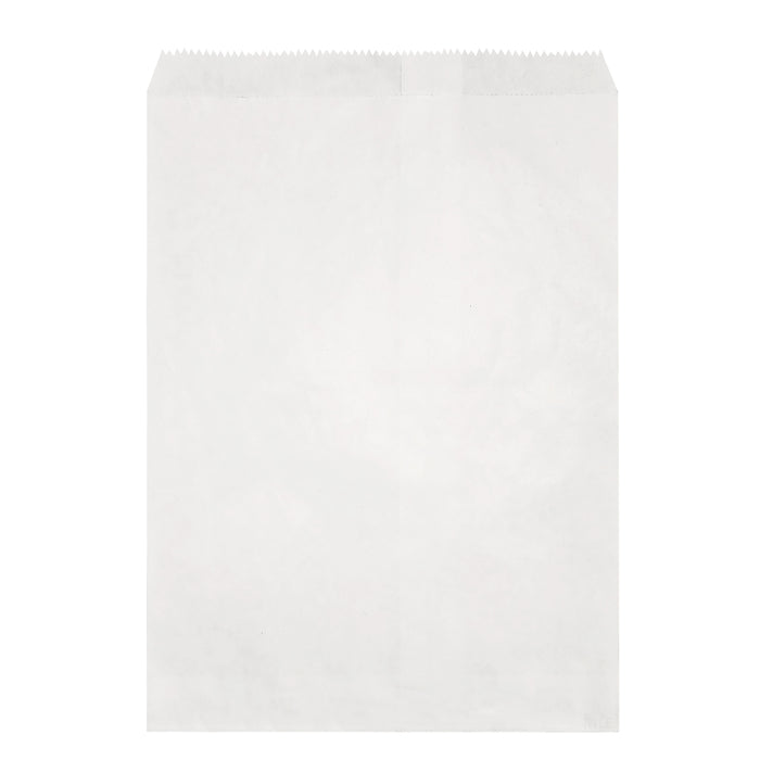 #EN006-WH Plain White Gift Bags 5"Wx7"L