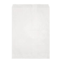 #EN007-WH Plain White Gift Bags 4"Wx6"L