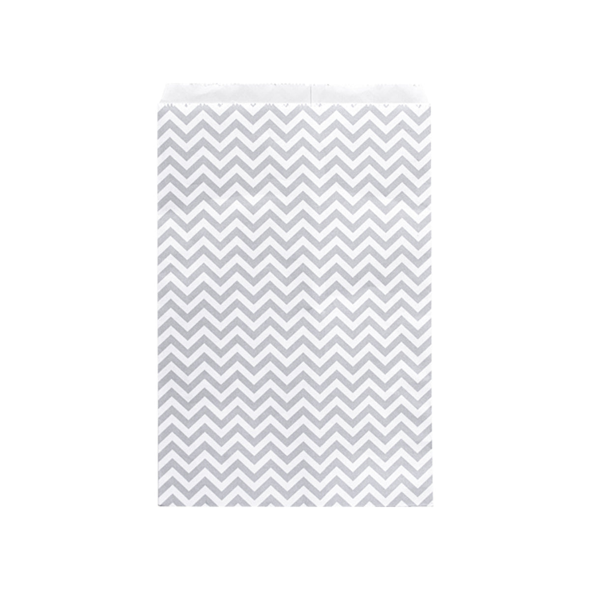 #EN016 Chevron Printed Paper Gift Bags 5''L x 7'H