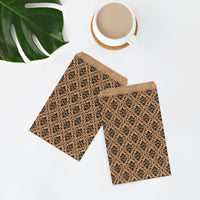 #EN025 Damask Printed Paper Gift Bags 6"W x 9''H