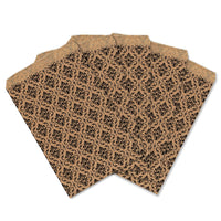 #EN026 Damask Printed Paper Gift Bags 5"W x 7''H