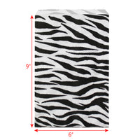 #EN095 Leopard Print Paper Gift Bags 6"W x 9"H