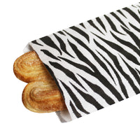 #EN095 Leopard Print Paper Gift Bags 6"W x 9"H