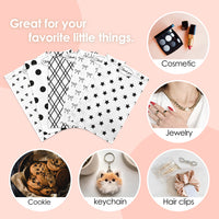 #EN8905x2 Paper Gift Bag 6''W x 9''H in 5 Variety Prints with 200 Stickers