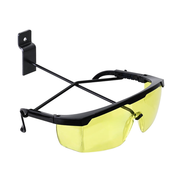 #EYW054BKx6  6 Pcs Set Metal Sunglasses Display Eyewear Stand for Slatwall, Wall-mounted Display, Black color