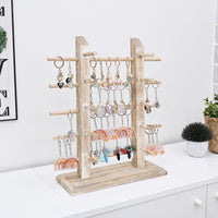 #WD12  Wooden Sunglasses Rack Organizer for upto 10 eyewear items