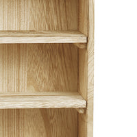 #WD5063 Wall-Mounted Freestanding Wooden 5-Shelf Rack