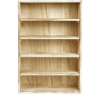 #WD5063 Wall-Mounted Freestanding Wooden 5-Shelf Rack