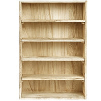 #WD5063 Wall-Mounted Freestanding Wooden 5-Shelf Rack